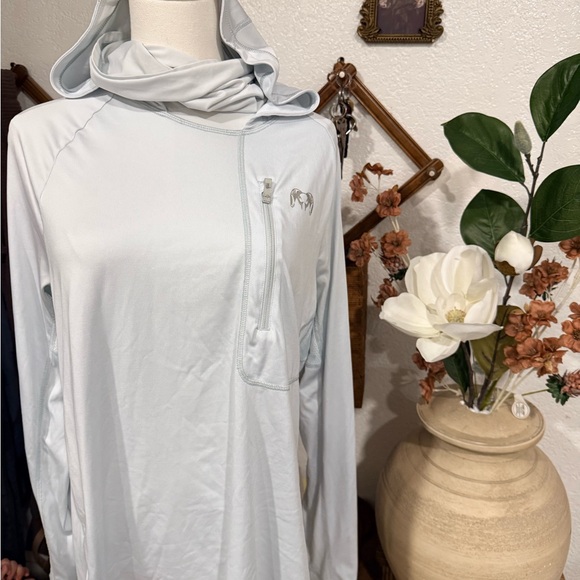 KUIU Other - KUIU Light Gray Hooded Top